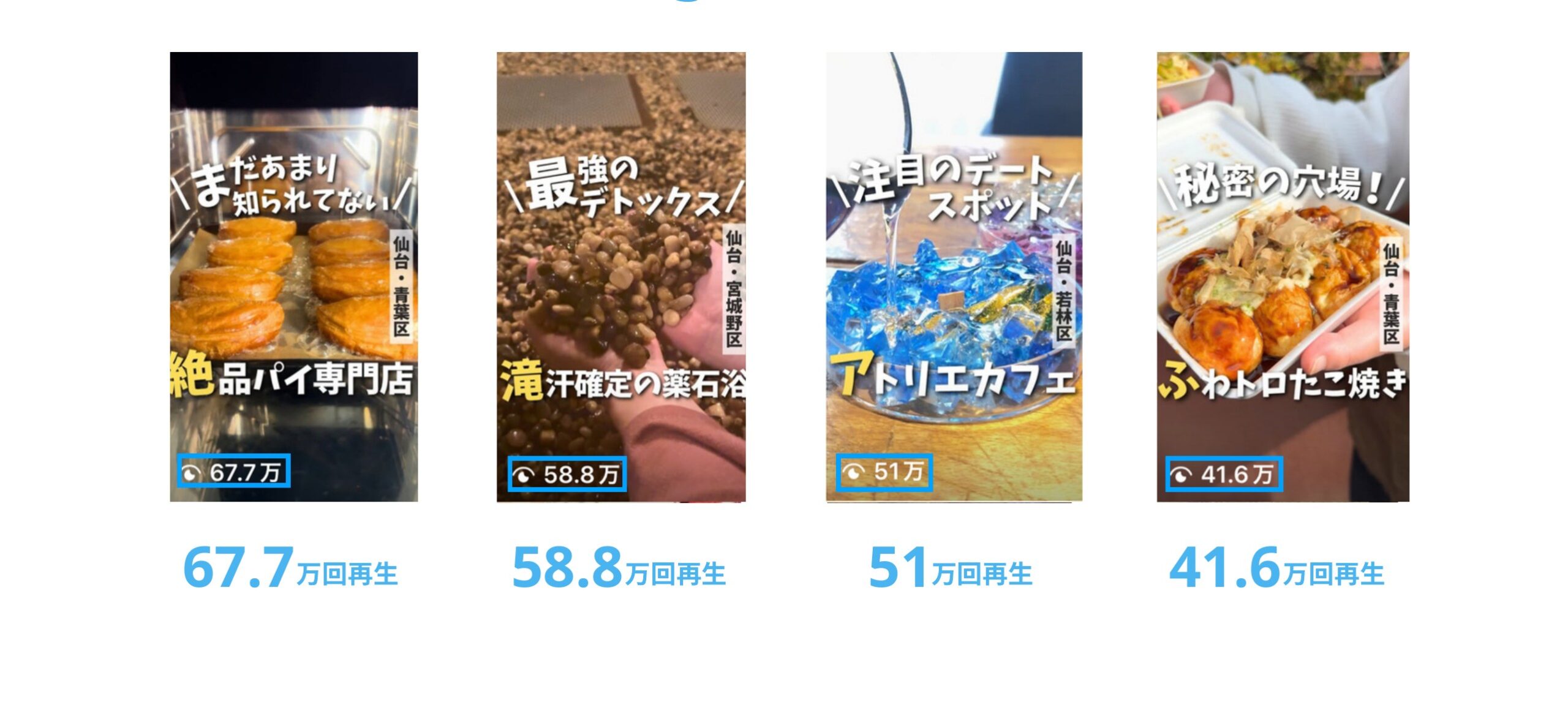 あおいタイアップ 飲食店PR投稿実績