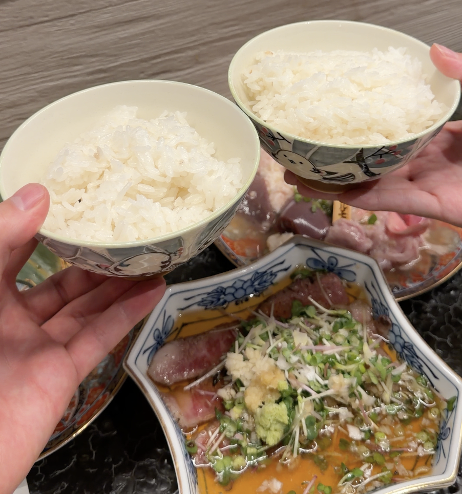 虎まる仙台駅東口店の羽釜炊きご飯