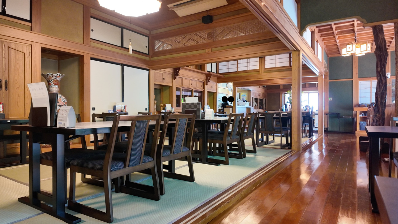 山形蕎麦 石邸の店内の雰囲気