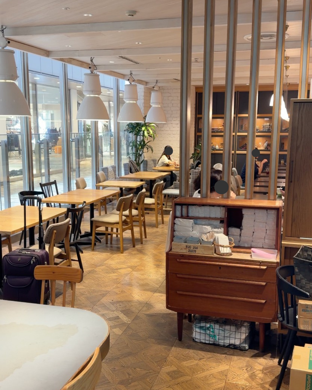 みのりカフェ エスパル仙台店の店内・ソファ席